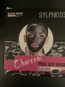 Box Of 12 Sylphkiss Charcoal Peel Off Black Mask  2.0 oz