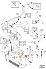 Tubo Powertrain Elettrico Sistema di Raffreddamento VOLVO V60 MK1 31293982 NUOVO ORIGINALE