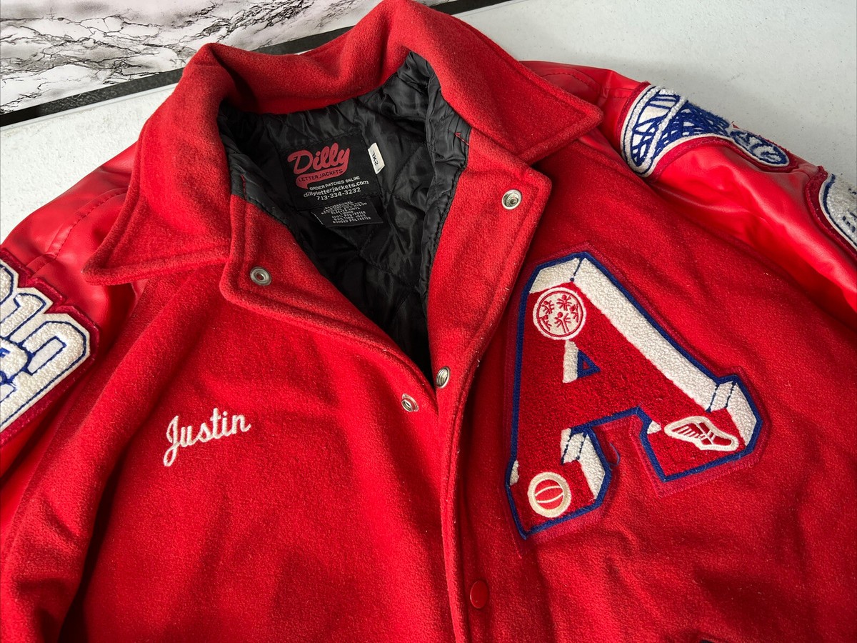 Dilly Jacket Letter A Eagles Logo Button Up 2019 Class Size Dilly Jacket Letter A Eagles Logo Button Up 2019 Class Size