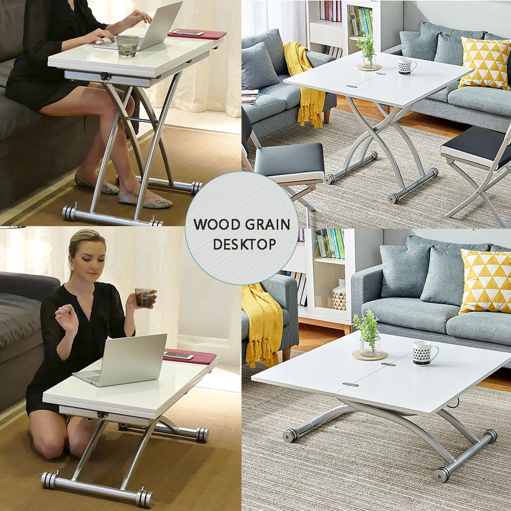 Coffee table that lifts up to dining sale table