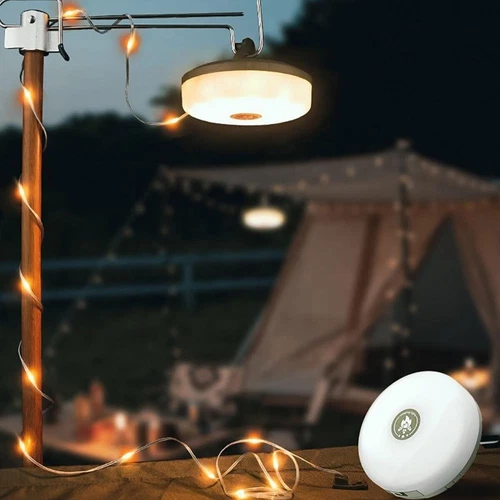 Glowmate 4 in 1 Camp Light, Glow Mate 4 in 1 Retractable String Lights Camping - Picture 5 of 21