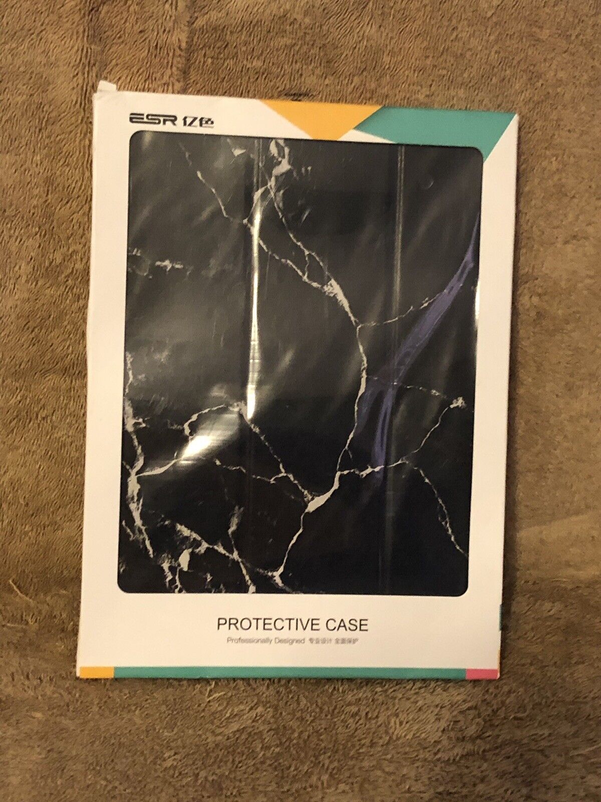 NIP ESR 11.1 Protective Tablet Black Marble Case For Ipad Pro 11 2018 Folding