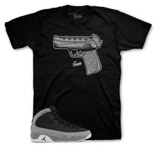 Shirt To Match Jordan 9 Particle Grey - Heat Sneaker Tees