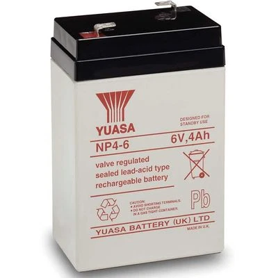 YUASA JOHNLITE CY-0112 6V 4AH FARETTO BATTERIA DI RICAMBIO