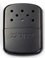 Zippo Black 12 hour Hand Warmer With Cloth Pouch, 40334 New In Box