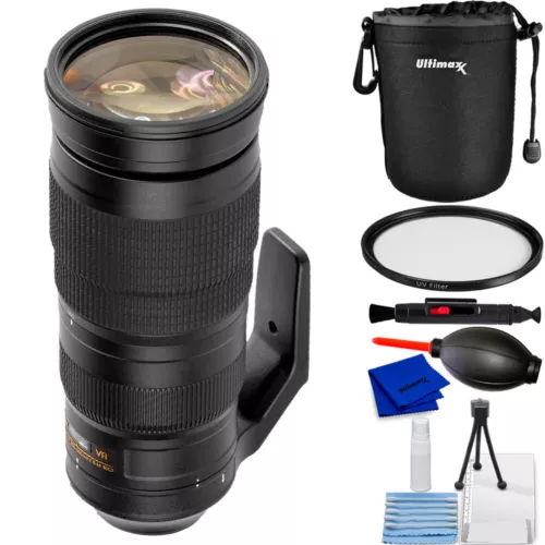 Nikon AF-S NIKKOR 200-500mm f/5.6E ED VR Lens 20058 - 7PC Accessory Bundle