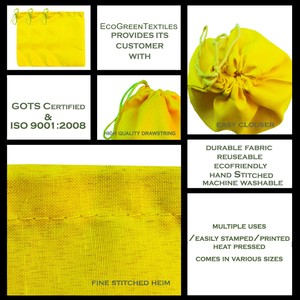 8x10 drawstring bags