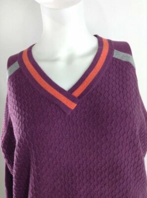 Smartwool Women Frosted Valley V-Neck Sweater Sangria Medium 19054
