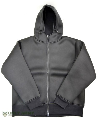 Black SCHOTT Style Fleece Lined Hooded 