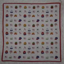 M414 Polo Chaps RALPH LAUREN Cotton Scarf Scarves Pocket Square 17" X 17.5"
