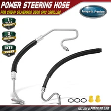 2x Power Steering Return + Pressure Line Hose Assy for Chevy Silverado 3500 GMC