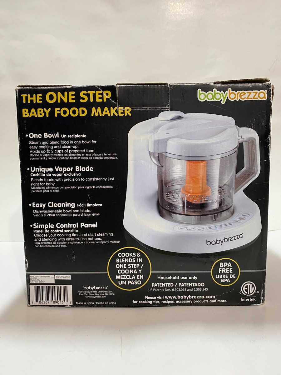 Baby Brezza One Step Baby Food Maker White/Grey for sale