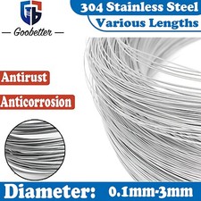 304 Stainless Steel Bright Wire Soft And Hard Steel Wire 0.1-3mm Various Length