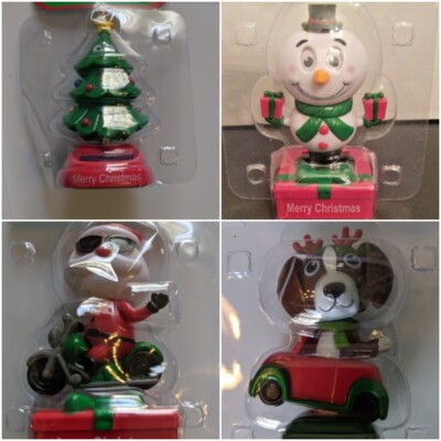 Multi Style Solar Powered Dancing Christmas Snowman Santa Dancer New Free  Ship
