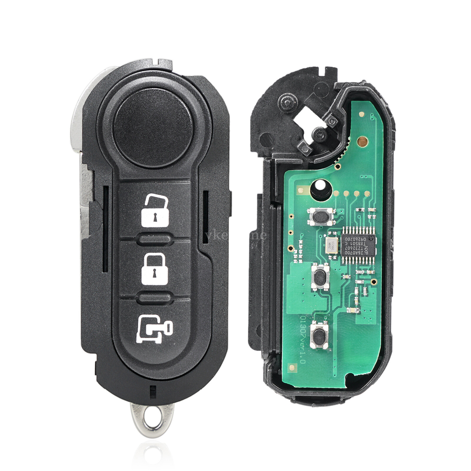 Carcasa De Llave Remota De 3 Botones Para Coche, Reemplazo De La - Foto 3