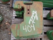 John Deere Tractor, Front Suitcase Weights X5, Tag #404