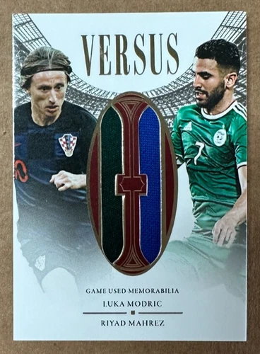 2020 Futera Unique Versus Relic Luka Modric Croatia & Riyad Mahrez Algeria 27/35