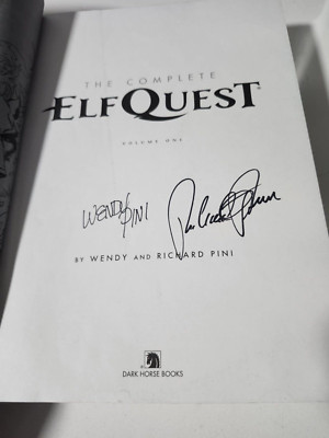The Complete Elfquest Vol 1 by Wendy Pini (English) Paperback Book - AUTOGRAPHED