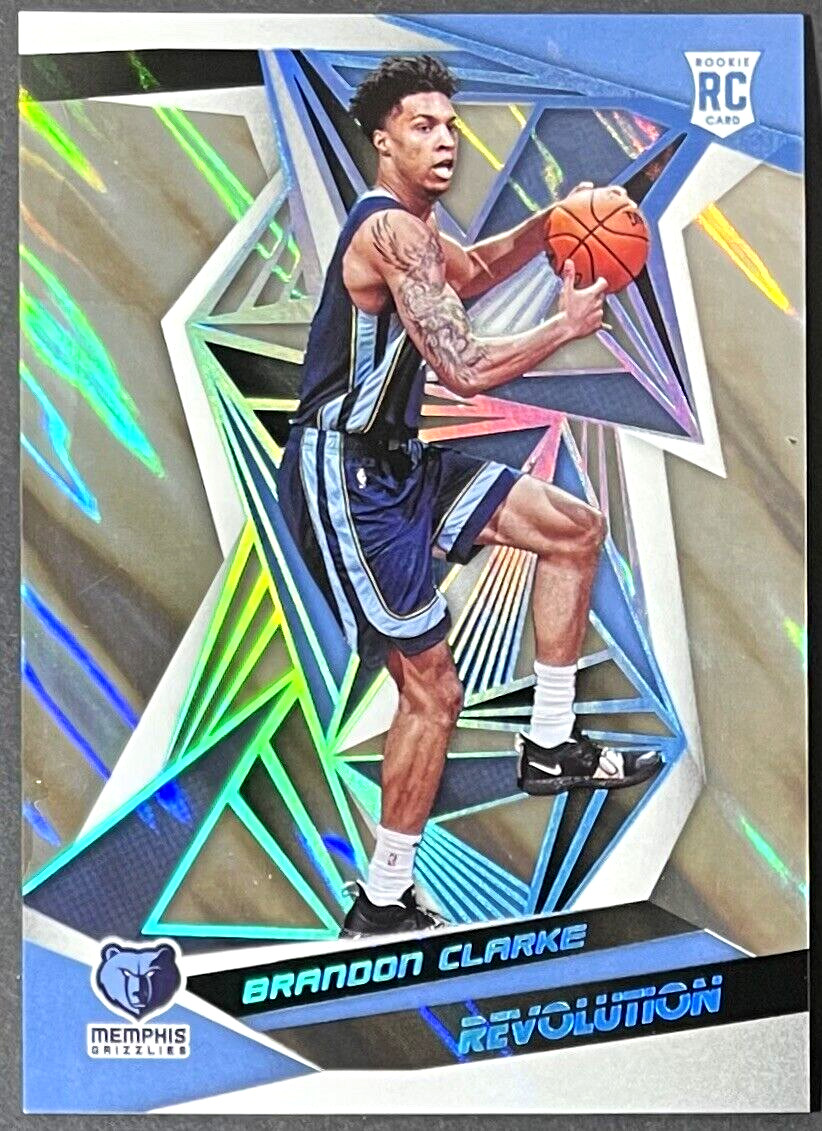 ( /10 ) Brandon Clarke 2019-20 Revolution RC #120 Lava Parallel Rookie Grizzlies