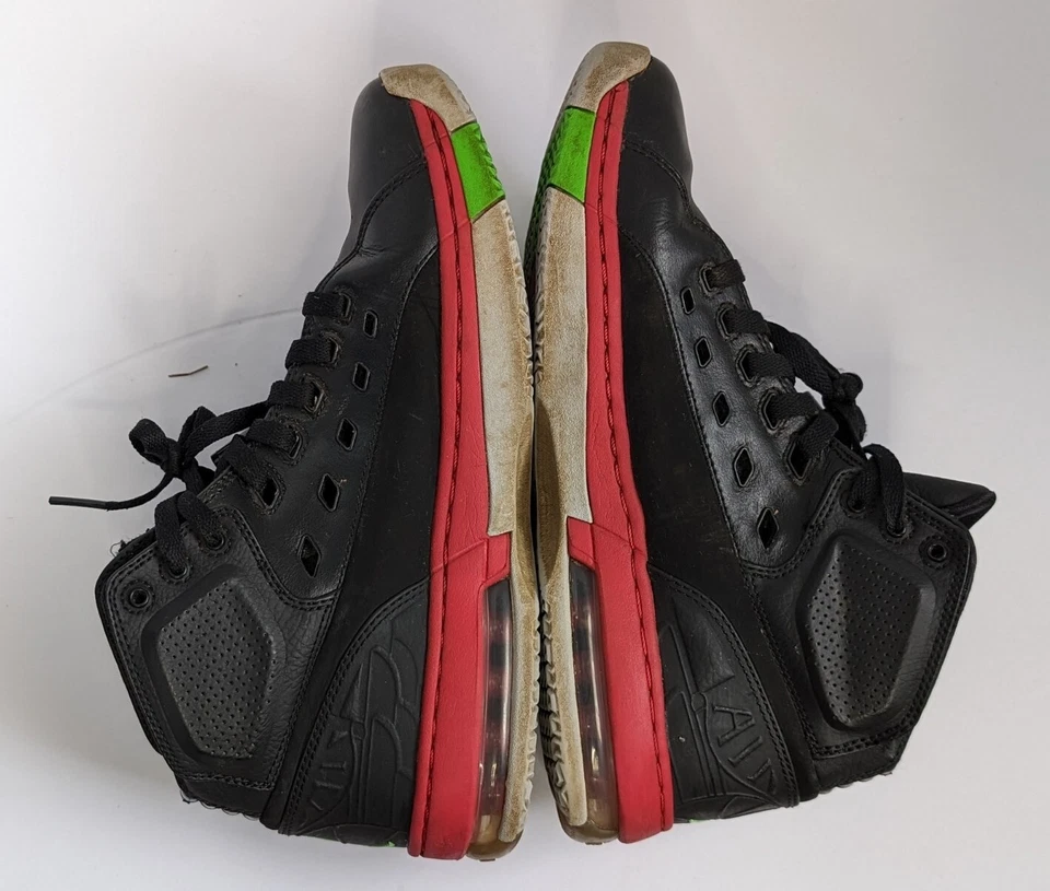 耐克 Jordan Ol’ School 篮球运动鞋黑色狼健身房红色 317223-017 9 码 — 第 3/4 张图片