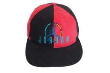 Vintage NIKE AIR JORDAN Cap 90s style red big logo hat