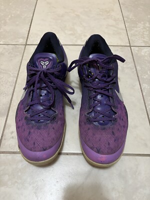 Rare Nike Kobe 8 Playoffs Purple Platinum Shoes Size 9.5 | eBay
