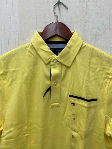 Tommy Hilfiger Men's Kole Short Sleeve Polo Custom Fit T-Shirt Yellow Topaz 78J4 - 第 2/10 張圖片