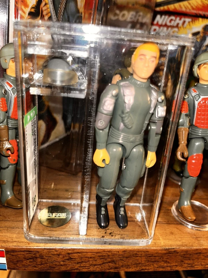 1983 G.I. JOE Vintage Hawk V2 Original AFA CLASSIFICADO 90 PERFEITO ESTADO! - Imagem 3 de 4