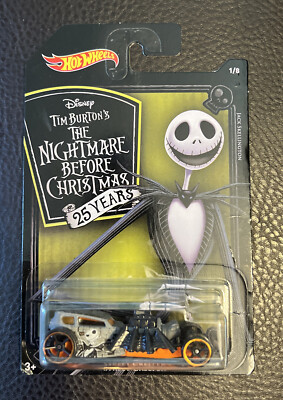 Hot Wheels The Nightmare Before Christmas 25 Years JACK 1/8, New