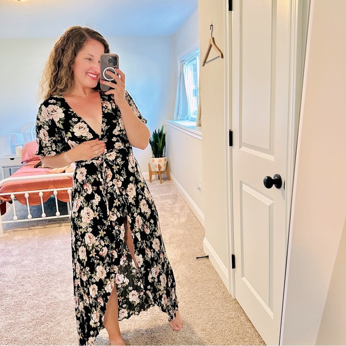 Show Me Your Mumu Black Pink Floral Wrap Maxi Dress XS | eBay Show Me Your Mumu Black Pink Floral Wrap Maxi Dress XS | eBay