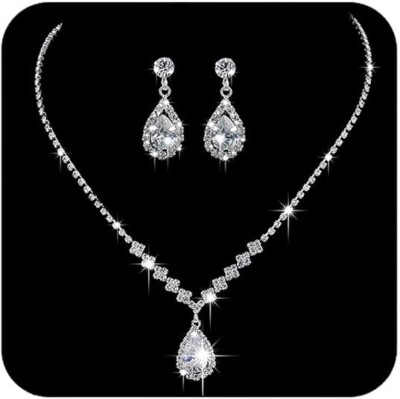 juego de collar y aretes regalo para mama esposa mujer mi novia boda joyeria NEW