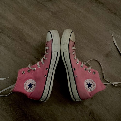 Converse Pink High Top Women’s 8.5 Pre-owned - Picture 8 of 8