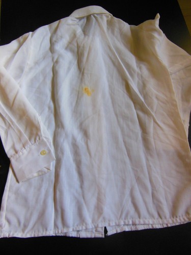 Chemisier vintage enfant petit garçon ancien blanc à nettoyer B6 - Picture 7 of 10