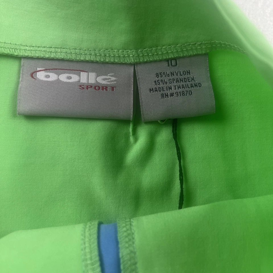 Falda tenis Bolle Sport para mujer talla 10 sin forro verde cremallera lateral Foto 3 de 4