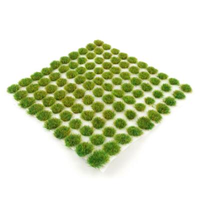 Statische Grasbüschel x 100 Feder, 4 mm Modelleisenbahn Kriegsspiel Landschaft