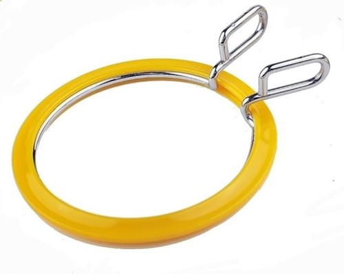 Create Craft Yellow 2 1/4" Spring Tension Hoop Embroidery Darning #XT006 - 第 1/5 張圖片