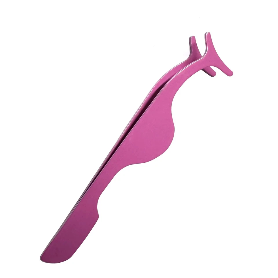 Pinzas aplicadoras de pestañas postizas de 10 piezas - Herramienta de extensión y extracción Clip Pinza Foto 4 de 4