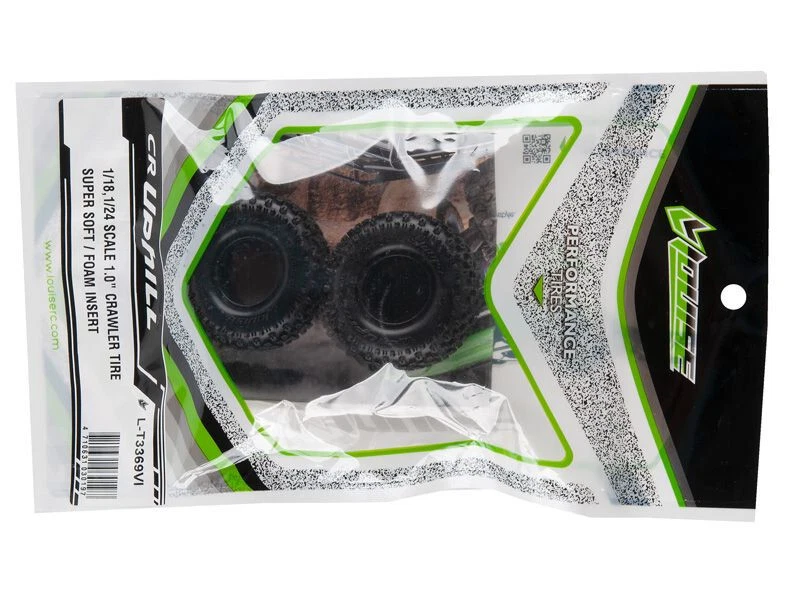 Louise CR-UPHILL 1.0 Reifen + Einlage Supersoft   (2) Mini-Crawler TRX-4M SCX24 - Bild 4 von 4