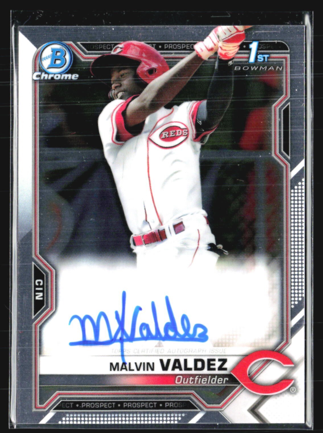 2021 Bowman Chrome - Prospect Autographs #CPA-MV Malvin Valdez Auto