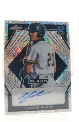 2021 Leaf Flash Lonnie White BA-LW1 Navy Auto /99 | Pittsburgh Pirates