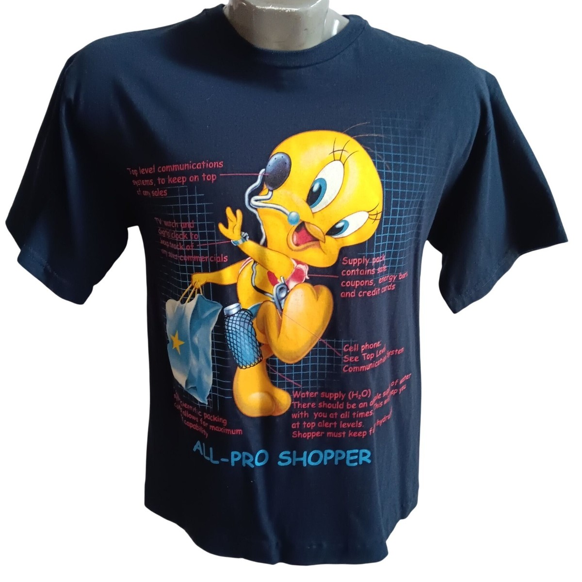 Looney Tunes tweety tシャツ 90s vintage Vintage 1995 Tweety Bird Looney Tunes T-Shirt AOP Size XL