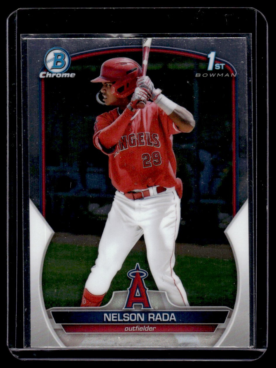 2023 Bowman Chrome Prospects Nelson Rada Los Angeles Angels #BCP-132