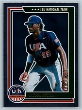 Jayden Hylton 2022 Panini USA Baseball Stars & Stripes Longevity  #58