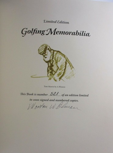 Memoirs of Mort Olman Grandfather of Collecting Golfing Memorabilia SIGNED #521 - Picture 2 of 2