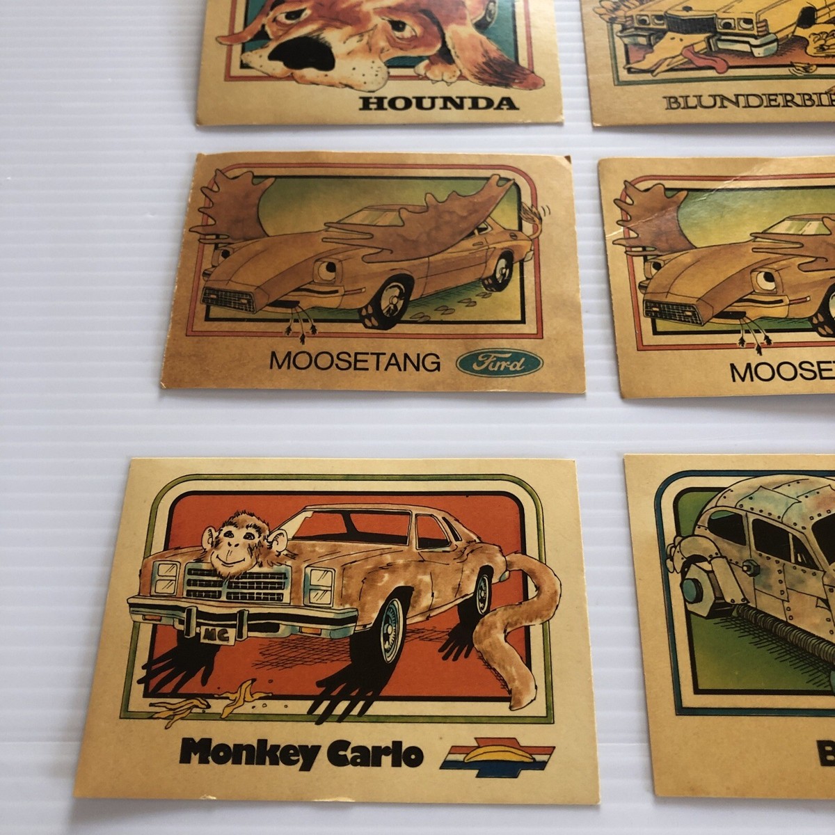 1976 WONDER BREAD CRAZY CARS 16 CARD LOT 11/20 | eBay