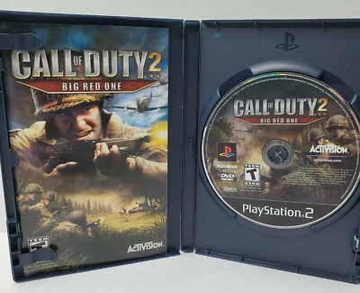 Call of Duty 2: Big Red One (Sony PlayStation 2, 2005) Includes Manual