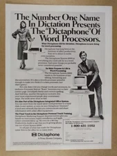 1983 Dictaphone System 6000 Word Processor vintage print Ad