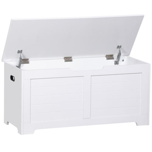 Lift Top Entryway Storage Bench Shoes Bench Supports 300 lb for Living Room - Picture 12 of 24