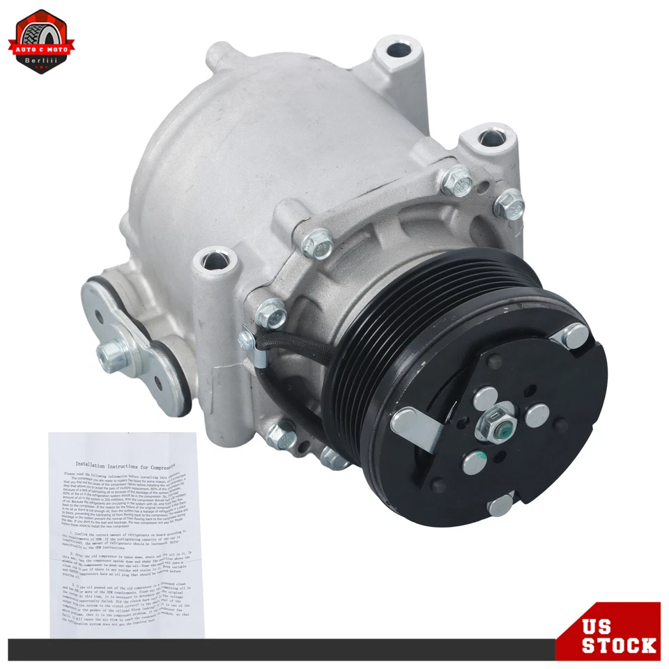 Compresor de aire acondicionado CO 2486AC para Mercury Grand Marquis 2003-2005 4,6 L 5,4 L V8 Foto 3 de 4