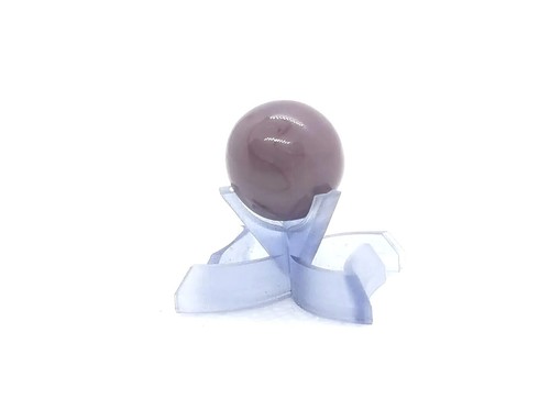 Vintage Rare Marble Lavender M.F. Christensen Opaque Inverted '9' .547" (11/16") - Picture 10 of 10